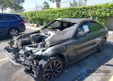 2023 BMW I4 Edrive40 из США, поврежденный, VIN WBY73AW03PFN49782